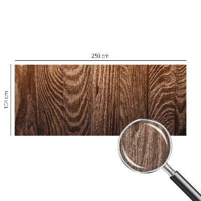 Removable wall mural wallpaper with a wooden rings design