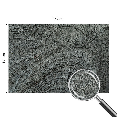 Peel and stick wall mural for living room with a natural wood grain pattern