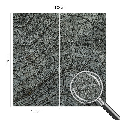 Peel and stick wall mural for living room with a natural wood grain pattern