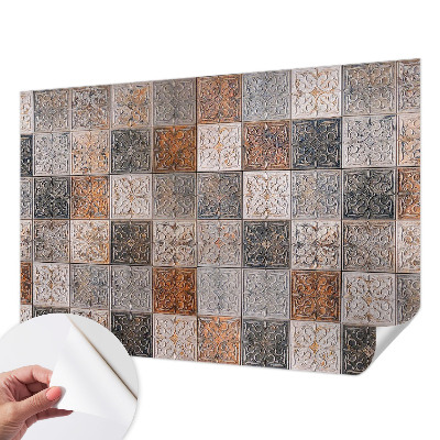 Nursery wall mural Ornamental tiles