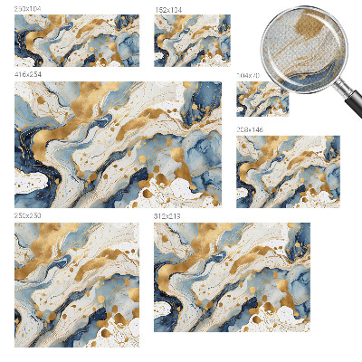 Peel and stick wall mural with an abstract elegant design