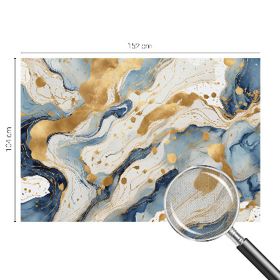 Peel and stick wall mural with an abstract elegant design