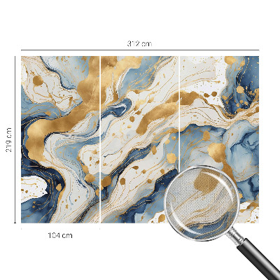 Peel and stick wall mural Abstract elegance