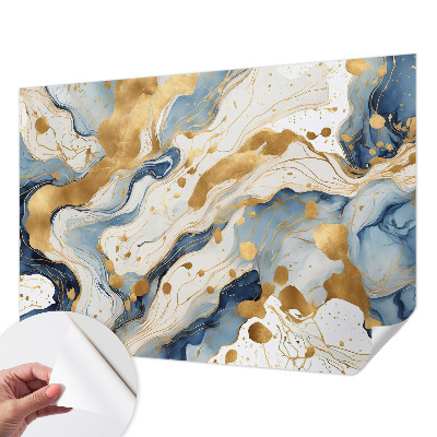 Peel and stick wall mural with an abstract elegant design