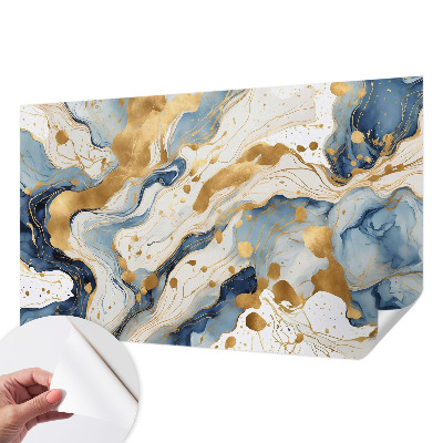 Peel and stick wall mural with an abstract elegant design