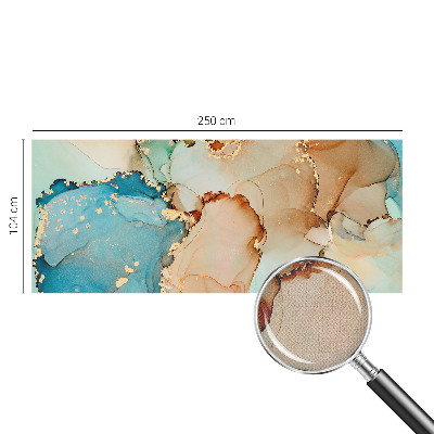 Self-adhesive photo wallpaper in a colorful abstract design