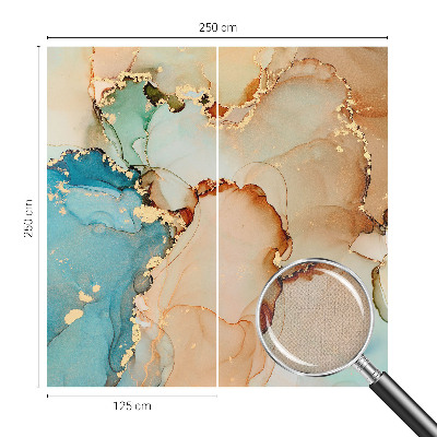 Self-adhesive photo wallpaper in a colorful abstract design