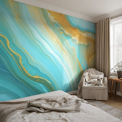 Stick-on wall mural Abstract waves