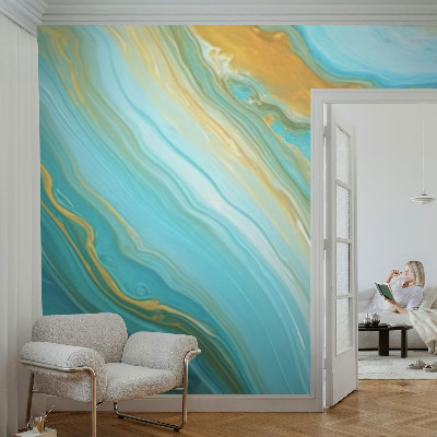 Stick-on wall mural Abstract waves