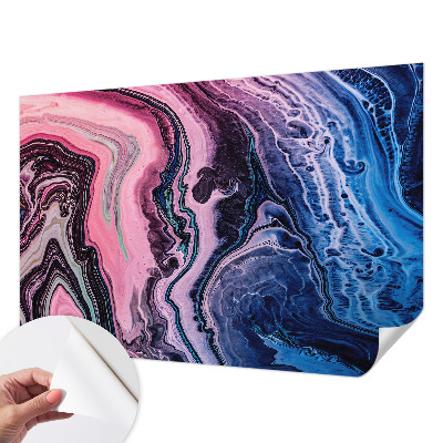 Removable wall mural wallpaper Colorful swirls