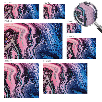 Removable wall mural wallpaper Colorful swirls