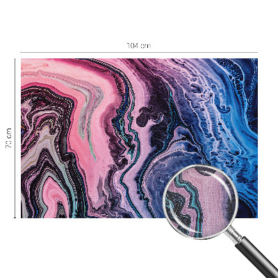 Removable wall mural wallpaper with a colorful swirls pattern