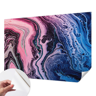 Removable wall mural wallpaper Colorful swirls