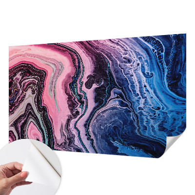 Removable wall mural wallpaper Colorful swirls