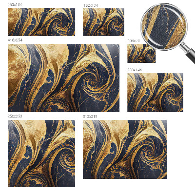 Peel and stick wall mural for living room with marble patterns
