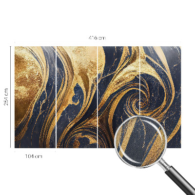 Peel and stick wall mural for living room with marble patterns