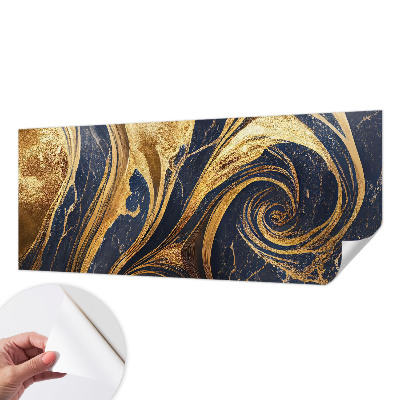 Peel and stick wall mural for living room with marble patterns