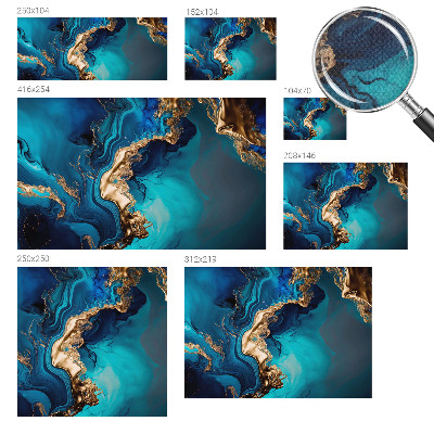 Peel and stick wall mural for bedroom Colorful abstraction