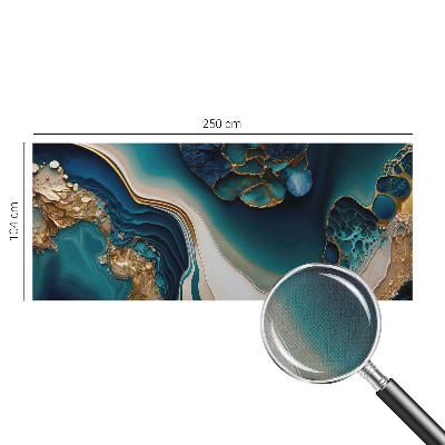 3D wall mural with a colorful abstract design