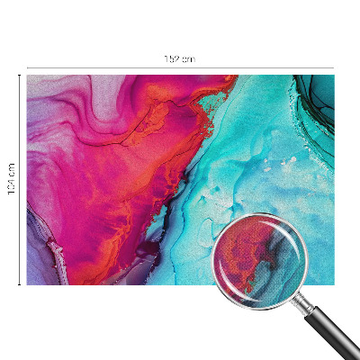3D photo wallpaper mural Colorful wave