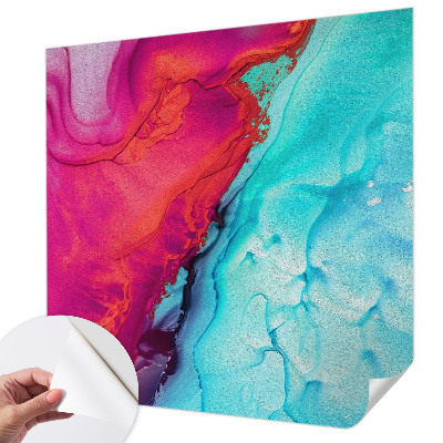 3D photo wallpaper mural Colorful wave