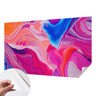 Nursery wall mural Liquid waves