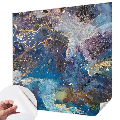 Children's wall mural Cosmic mosaic