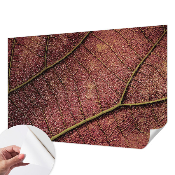 Baby room wall mural Leafy texture