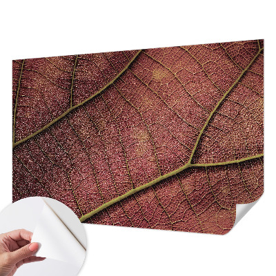 Baby room wall mural Leafy texture