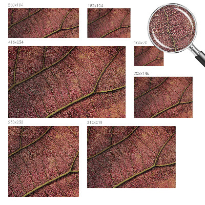 Baby room wall mural Leafy texture
