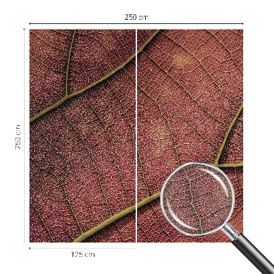 Baby room wall mural Leafy texture