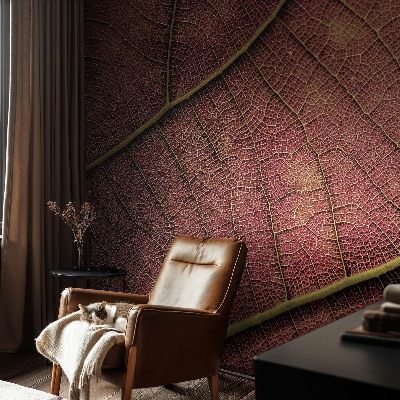 Baby room wall mural Leafy texture