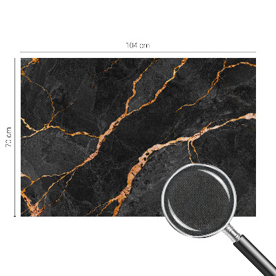 Peel and stick wall mural with marble veins design