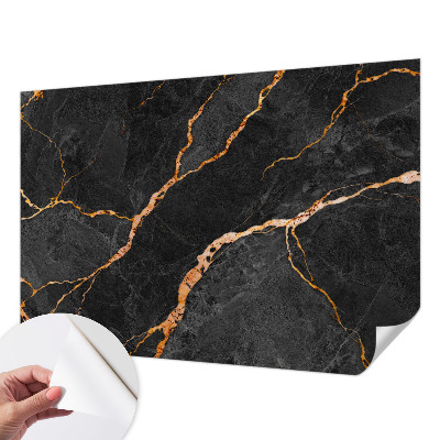 Peel and stick wall mural Marble veins