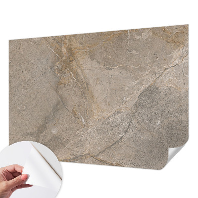 Self-adhesive wall mural with a natural elegant design