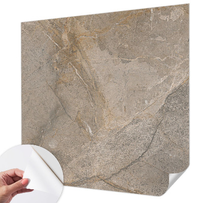 Self-adhesive wall mural with a natural elegant design