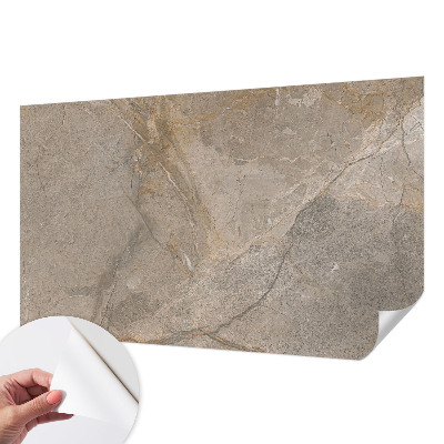 Self-adhesive wall mural with a natural elegant design