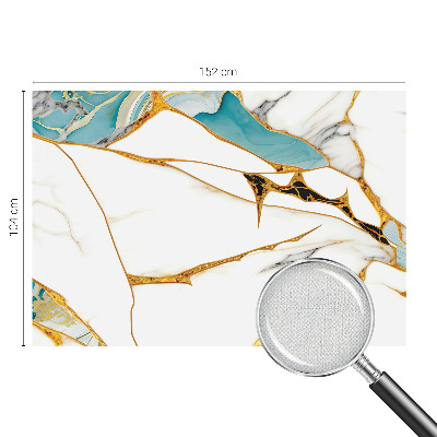 Peel and stick wallpaper mural with an elegant marble design