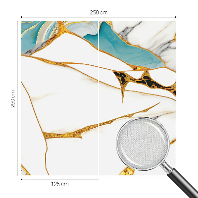 Peel and stick wallpaper mural with an elegant marble design