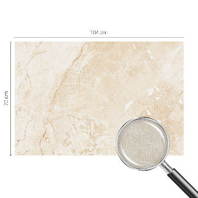 Stick-on wall mural with a natural stone look