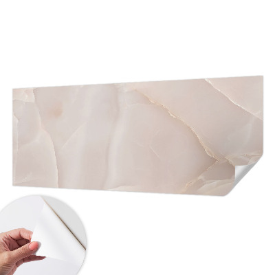Self-adhesive photo wallpaper with a pink marble design