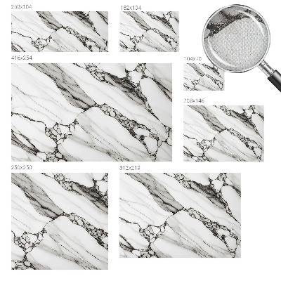Removable wall mural with a stone pattern