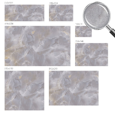 Peel and stick wall mural for living room featuring a marble waves design