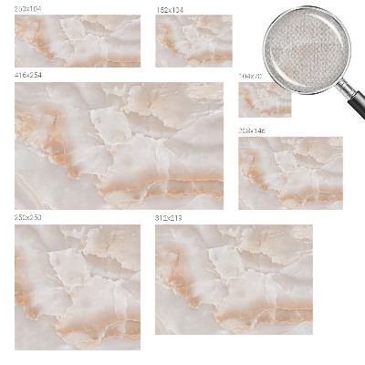Peel and stick wall mural for kids' room with a stone pattern