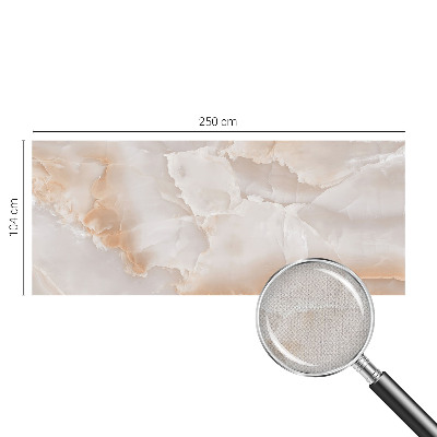 Peel and stick wall mural for kids' room with a stone pattern