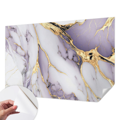 3D photo wallpaper mural with an abstract marble design