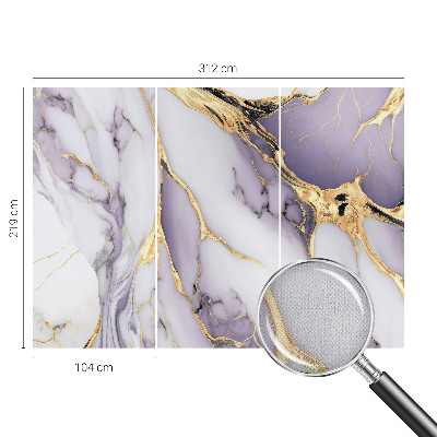3D photo wallpaper mural with an abstract marble design
