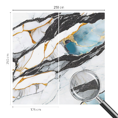 Nursery wall mural Elegant marble