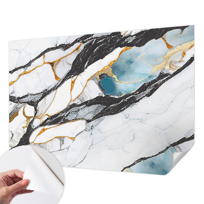Nursery wall mural Elegant marble