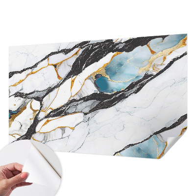 Nursery wall mural Elegant marble